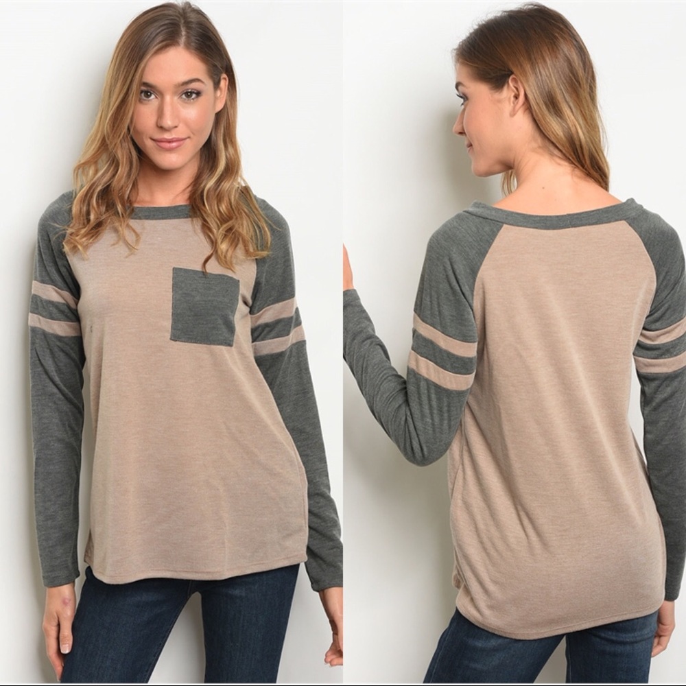Tan Olive Top